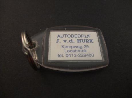 Autobedrijf J.v.d. Hurk Kampweg Loosbroek sleutelhanger